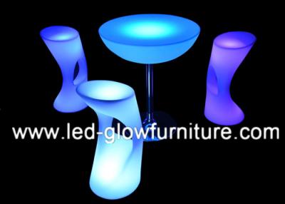 China Illuminated High LED Bar Stool with 2000 - 4400mAh rechargeable Lithium Battery for sale