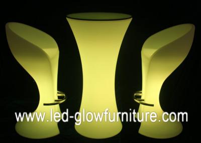 China Eco  -friengly PE Illuminated led bar furniture counter and high cocktail stool for sale