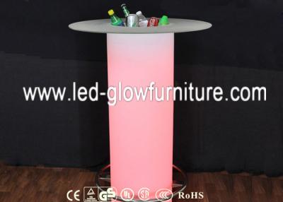 China Color changing LED Illuminated Table / Commercial Plastic Romantic LED Pillars Columns for sale