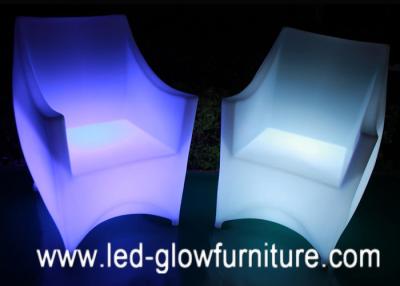 China Polyethylene Plastic Light up led sofa / chairs with 2200 mAh lithium battery for sale