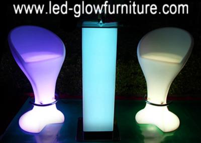 China Modern Glowing night club bar stools , High led cocktail bar counter furniture for sale