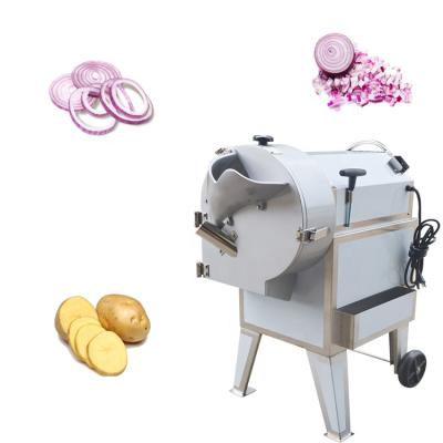 China Wide Application Potato Carrot Electric Onion Slicing Cutter Dicing Vegetable Chipping Machine for sale