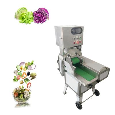 China Adjustable Size Electric Lettuce Cabbage Fruit Cucumber Cutter Slicing Shredding Machine Vegetable Cutting Equipment for sale