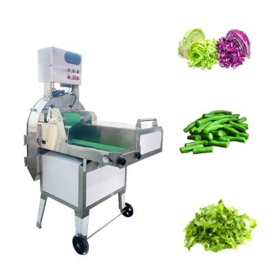 China Factory price adjustable size leafy vegetable lettuce slicing machine for salad processing for sale