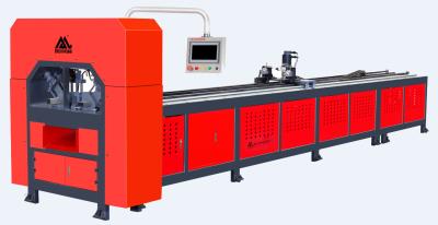 China Full Auto CNC Cutting And Punching Machine For Channel Steel Angle Iron Thick Square Tube for sale