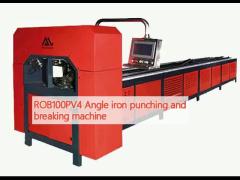 ROB100PV4 Angle iron punching and breaking machine