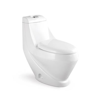 China China Factory Supplier Double-Flow One Piece Toilet Bowl, SASO Certification WC Washdown Toilet For Middle East Saudi Arabia Market for sale