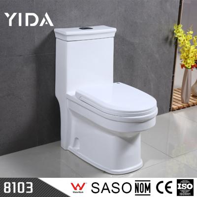 China Double-Flow Sanitary Ware 4 Inch Outlet Cheap One Piece Wc Toilet for sale