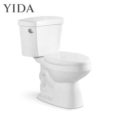 China Double-Flow UPC Separated Two-Piece Toilet Bowl Strap 300mm_Siphonic Toilet_Hot Selling Toilets In American Market for sale