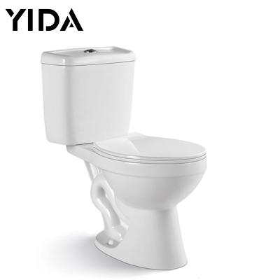 China Automatic Operation Common Two Piece Toilet For Indonesia Toilet , SNI Certificate Testing Toilet WC for sale