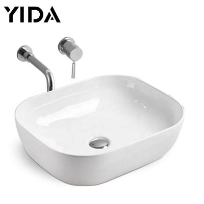 China Sustainable Bathroom Ware Vessel Sink Sanitary Hand Wash Ceramic Basin Antique for sale