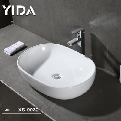 China Popular Ceramic Sink XS0032 Bathroom Basin Europe Bathroom Wash Basin Shampoo Basin Wash Head Color Design for sale