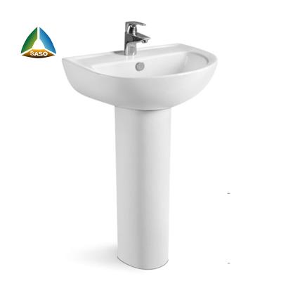 China Free Wash Basin Price In Bangladesh, Ceramic Basin With Stand Pedestal Sink for sale