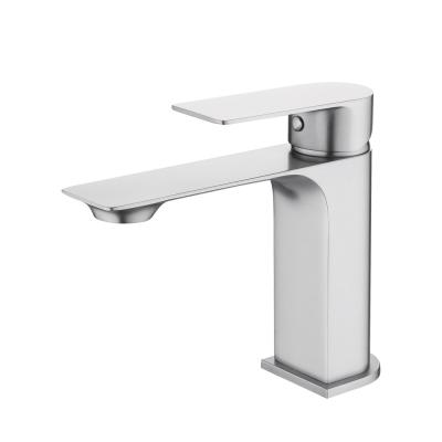 China Modern Factory Brass Chrome Hot And Cold Basin Faucet, Bathroom Basin Mixer Tap for sale