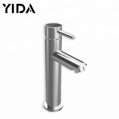 China Thermostatic Faucets Foshan YIDA Single Handle Basin Brush Tap 304 Water Mixer Taps for sale