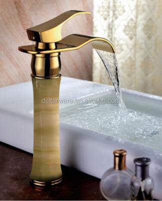 China CLASSIC Royal Bathroom Accessories, Marble Brass Gold Faucet, Unique Bathroom Faucets for sale