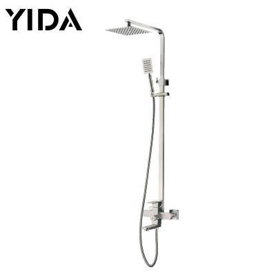 China With Sliding Bar Bathroom Shower Mixer Concealed Shower Mixer Shower Set for sale