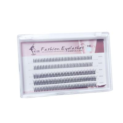 China Daily Natural Fishtail Eyelash Thick Eyelashes Wholesale High Quality Luxury Fluffy 9-11mm False Fairy Eyelash for sale