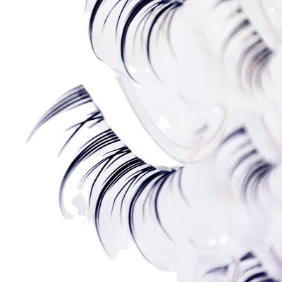 China Natural manufacturers wholesale natural thick transparent rod small devil eyelashes 5 pairs can be eyelash customized box for sale