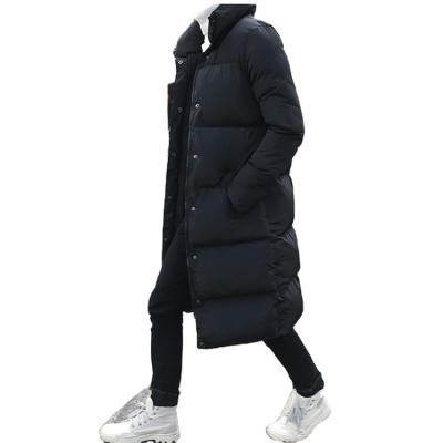 China Best Plus Size Men's Winter Waterproof Stand Collar Long Stand Heavy Coat Casual Anorak Jacket Outwear 2022 for sale