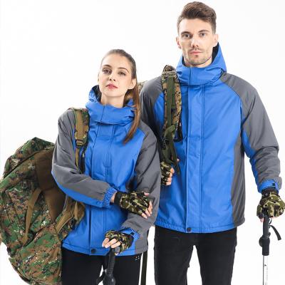 China Luxury Winter Autumn Tactical Hooded Jacket Men's Anorak Three Layer Army Waterproof Breathable Warm Outdoor Jackets for sale