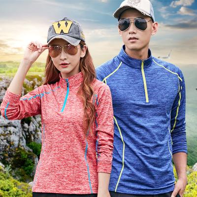 China Breathable SPF 50+ Sun Protection T-shirt Workout T-shirt Golf Sports Men Women Long Sleeve Breathable Long Sleeve Shirt Lightweight Quick Dry for sale