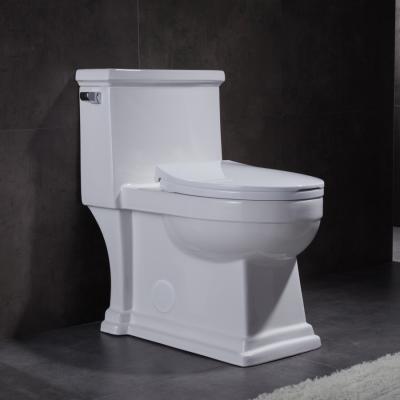 China Lavatory Bathroom Siphonic One Piece Toilet Modern Asme A112.19.2 Toilet Seat for sale