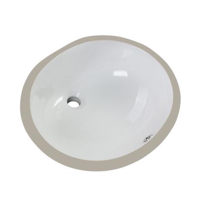 China White Black Ada Bathroom Sink Wall Hung Cupc Oval Nominal Glazed Inside for sale