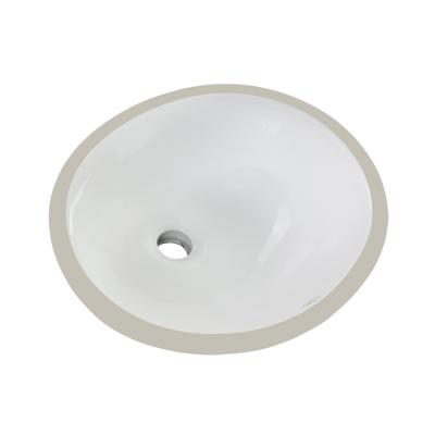 China 17 X 14 18 X 15 16 X 13 15 X 18 Oval Undermount Bathroom Sink Stains Resist for sale