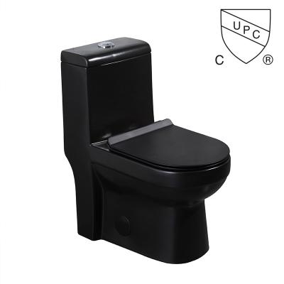 China cUPC Ada Compliant One Piece Toilet Elongated Bowl Normal Height Rimless for sale