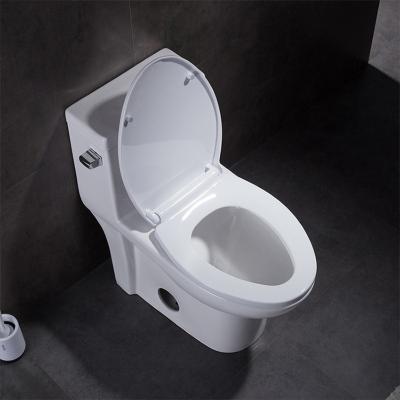 China 1.28 Gallon Flush 1 Piece Comfort Height Toilet For Elderly Individual for sale