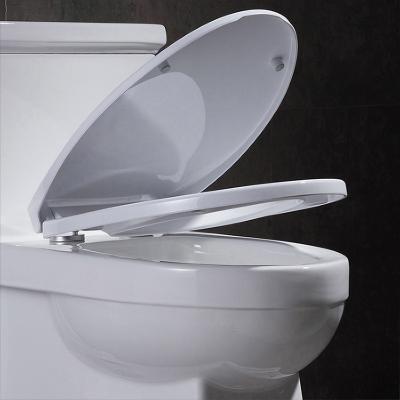 China Heritage American Standard One Piece Elongated Toilet Soft Closing Seat 29in for sale