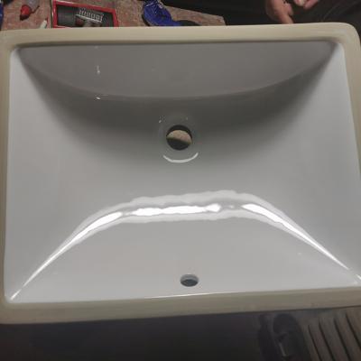 China Porcelain Ada Compliant Commercial Bathroom Sinks Undermount Smooth Polished for sale