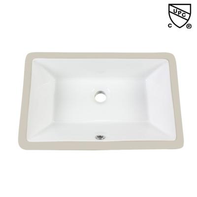 China Ada Compliant Wall Mount Bathroom Sink Ceramic Undermount Basin for sale