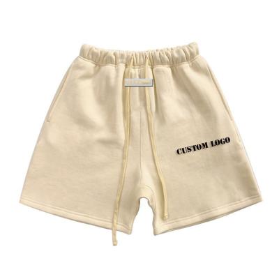 China Breathable Casual Pants Boys Shorts High Street Sweat Shorts Cotton Fleece Fabric Mens Shorts for sale