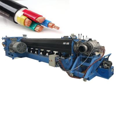 China Cable Extruder Electric Cable Wire Insulation Line / Cable Extruding Line for sale