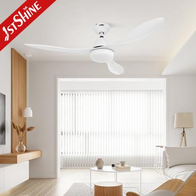 China Plastic High RPM Dimmable LED Ceiling Fan Light With Remote Control for sale