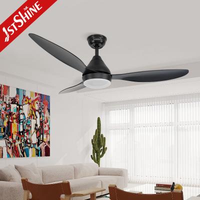 China High RPM Large Airflow Plastic Dimmable Remote Control Ceiling Fan With LED Light for sale