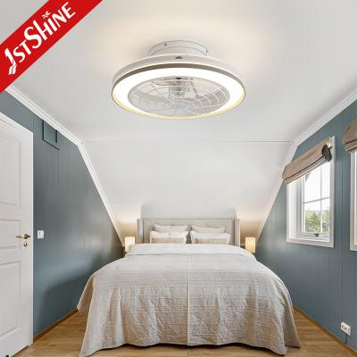 China Low Profile Bedroom Dimmable LED Ceiling Fan With Remote 6 Speed Choice for sale