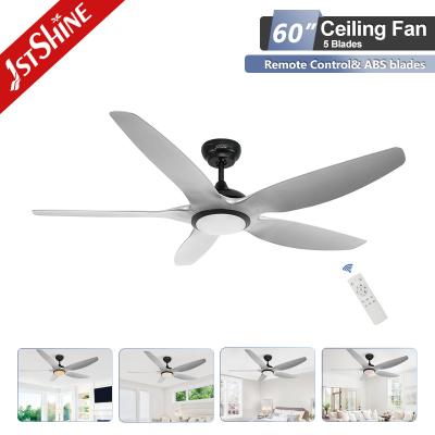 China ABS DC Motor Low Noise Silent Ceiling Fan With LED Light For Kitchen Restaurant for sale