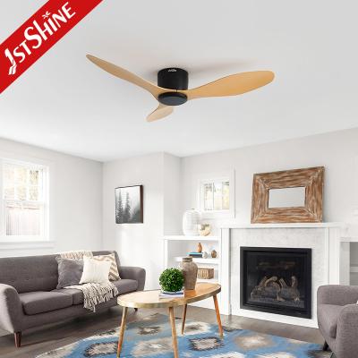 China Low Ceiling Smart Ceiling Fan with App Control and OEM White ABS Blade for sale