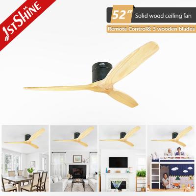 China Flush Mount Decorative Ceiling Fan With DC Motor Inverter 5 Speed for sale