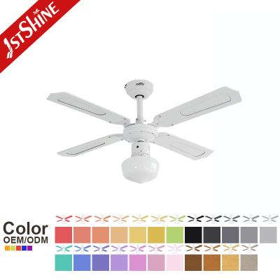 China Fan de techo de la cuchilla del metal blanco del CCC ROHS 45 opción de la velocidad de la obra clásica 3 de la pulgada en venta