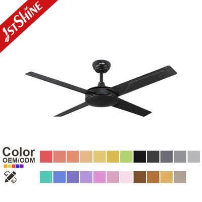 China Decorativo silencioso ahorro de energía de la fan de techo de la cuchilla del metal de 35 vatios en venta