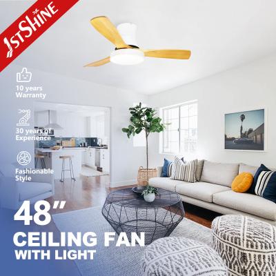 China Low Noise 48 Inch Color Changing Ceiling Fans With Lights And Remote Control for sale