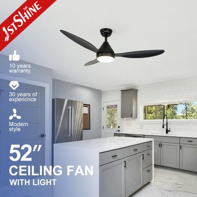 China High RPM Large Airflow Plastic Dimmable Remote Control Ceiling Fan With LED Light for sale