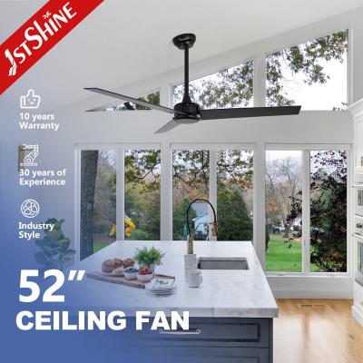 China Bedroom 52 Inch Decorative Outdoor Ceiling Fan With 5 Speed Remote Control for sale