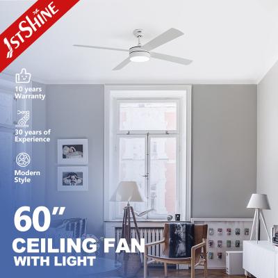 China DCF-W986 35/60W Low Noise Large Airflow 4 MDF Blade Modern Ceiling Fan LED Light for sale