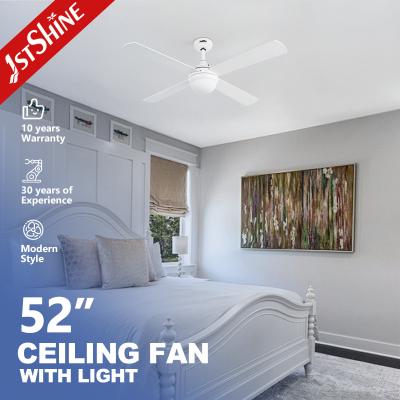 Chine La fan de plafond moderne de lame de 4 forces de défense principale LED allument 5 vitesses à télécommande pour la chambre à coucher à vendre