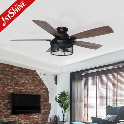 China 5 MDF Blades DC Motor Ceiling Fan For Indoor Commercial Farmhouse for sale